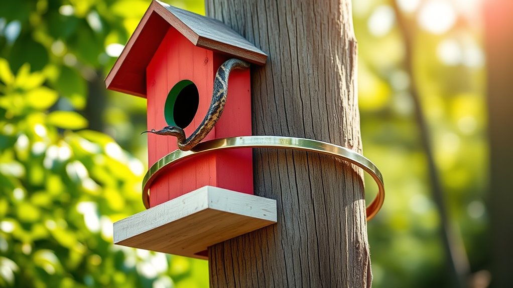 bird house snake guards