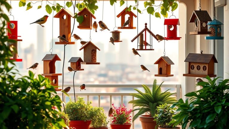 top balcony bird feeders
