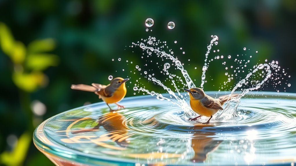 top bird bath water features