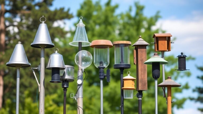 top bird feeder baffles