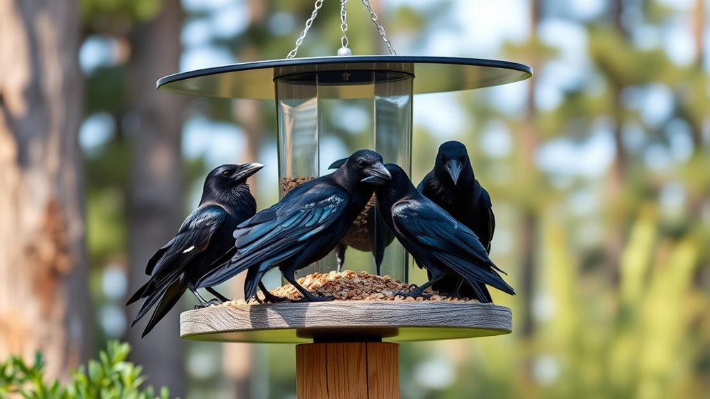 top crow bird feeders
