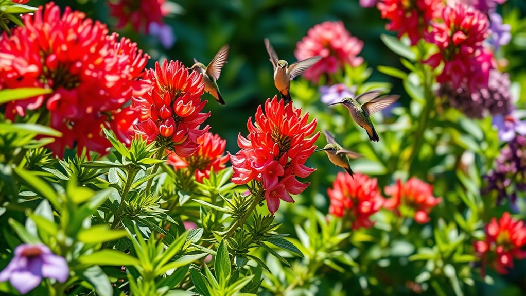 top hummingbird attracting bushes