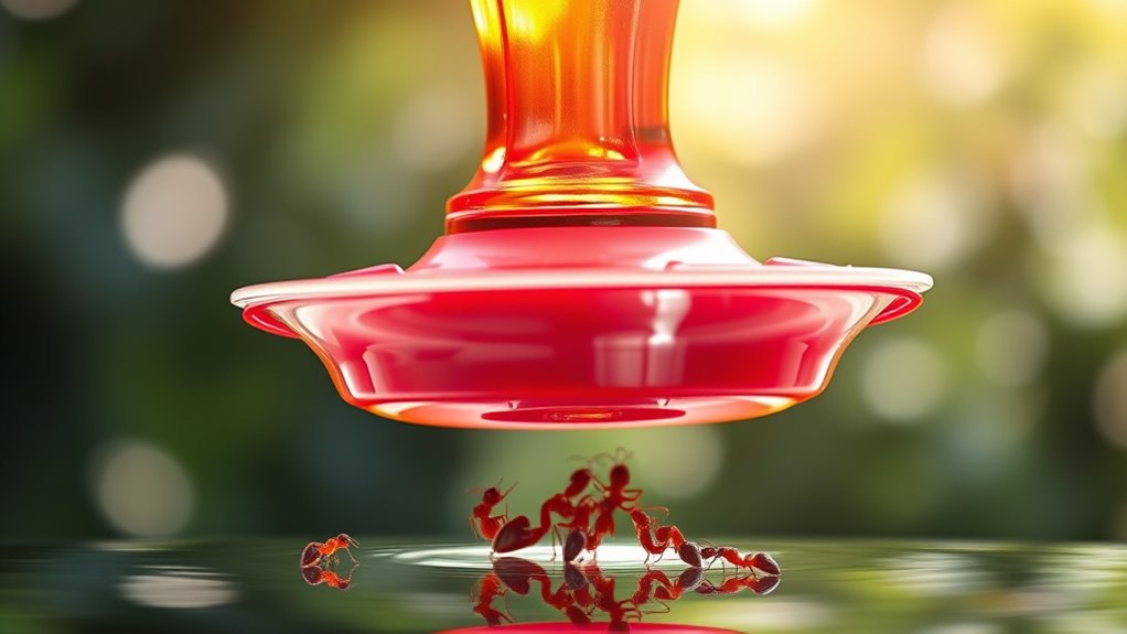 top hummingbird feeder guards