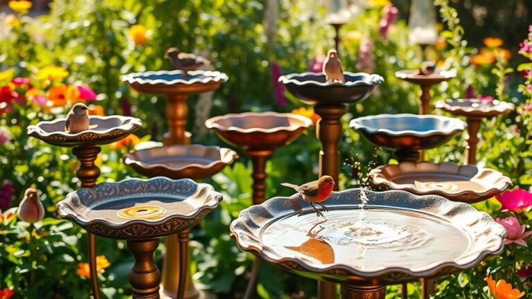 top metal bird baths