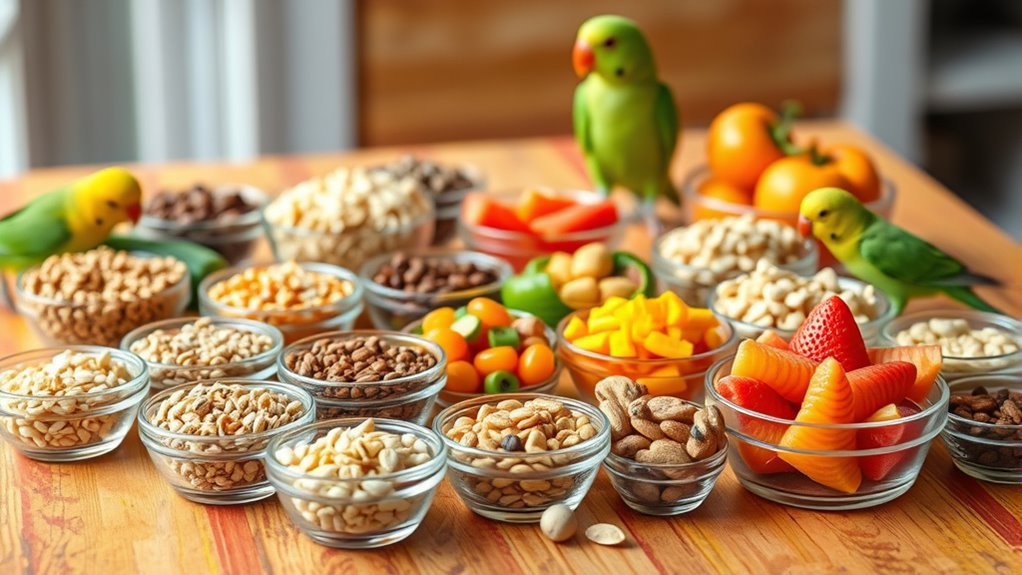top parakeet bird food