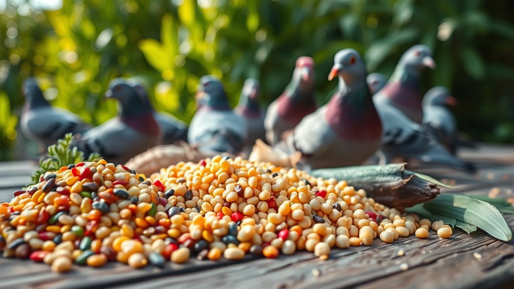 top pigeon food list