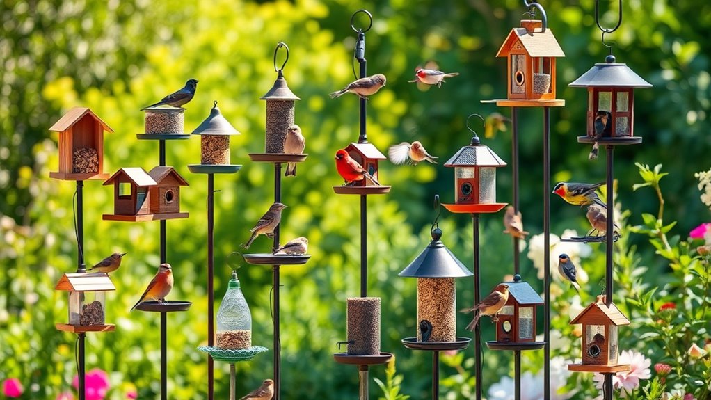 top pole bird feeders