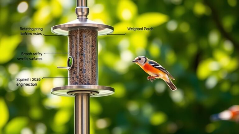 top squirrel proof bird feeders